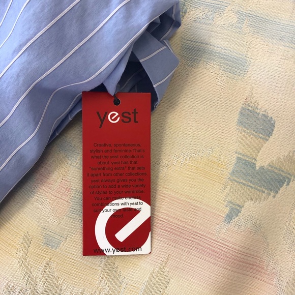 NWT Yest Blue with White Stripe Skirt - Picture 7 of 7